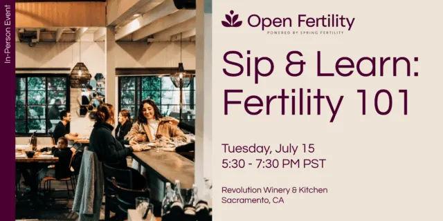 Event Image - Sip & Learn: Fertility 101