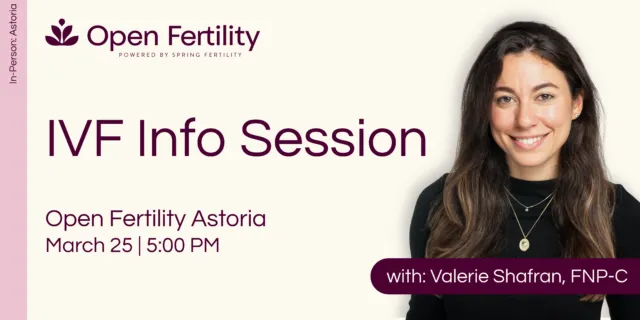Event Image - IVF Info Session at Open Astoria